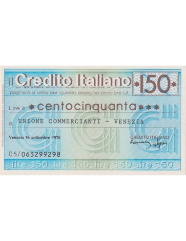 150 lire Unione Commercianti - Venezia - 16.09.1976 - (CRIT65) FDS