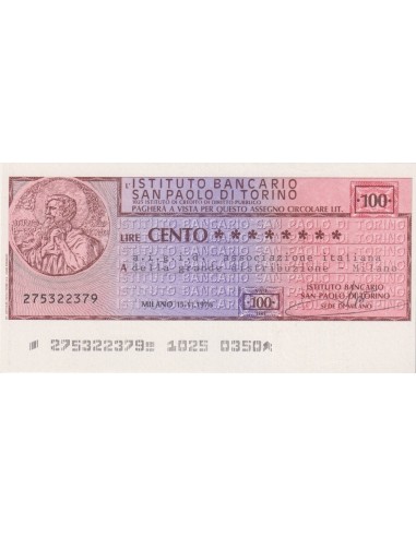 100 lire a.i.g.i.d. - Milano (Sede di Milano) - 15.11.1976 - (IBSPT18) FDS