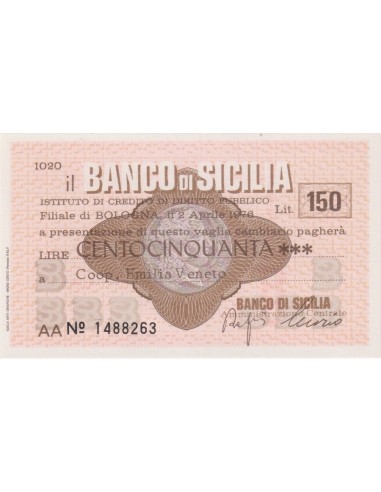 150 lire Coop. Emilia Veneto - 02.04.1976 - (BSIC6) FDS