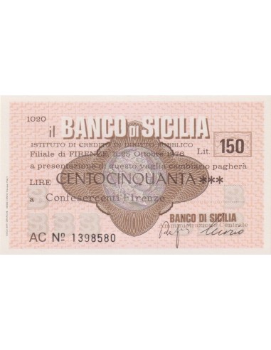 150 lire Confesercenti Firenze - 25.10.1976 - (BSIC40) FDS