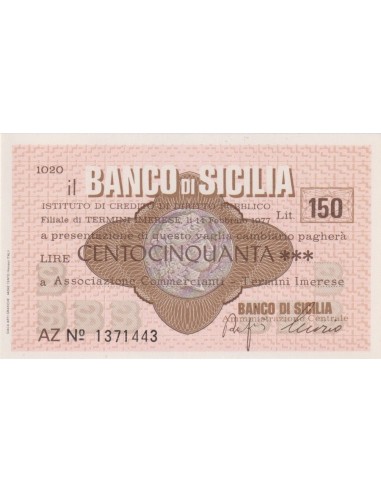 150 lire Associazione Commercianti - Termini Imerese - 14.02.1977 - (BSIC90) FDS