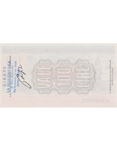 100 lire La Numismatica - Brescia (con timbro + firma a stampa) - 09.12.1976 - (BPB2b) FDS