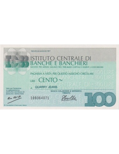 100 lire Quarry Jeans - 10.05.1977 - (ICBB41) FDS